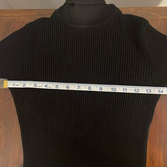 Boston Proper Ribbed Turtleneck Sweater Size XXS - Picture 7 of 10